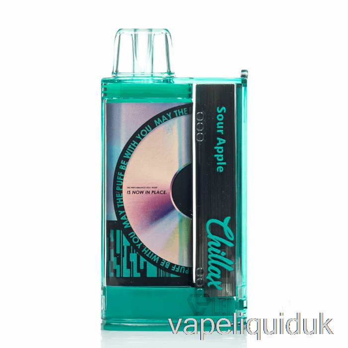 Chillax 15000 Disposable Sour Apple Vape Liquid